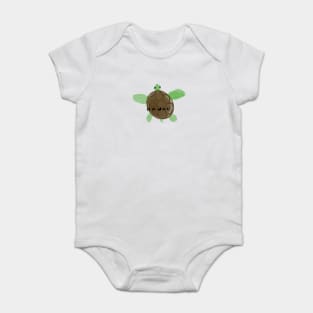 Water Color Turtle Baby Bodysuit